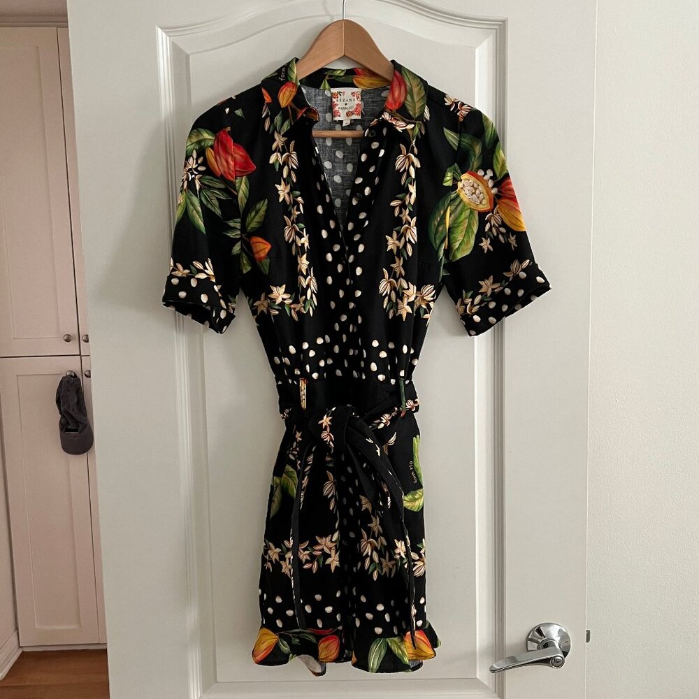 Elise Jumpsuit - Sézane x FARM Rio - Size 34 / US Size 2